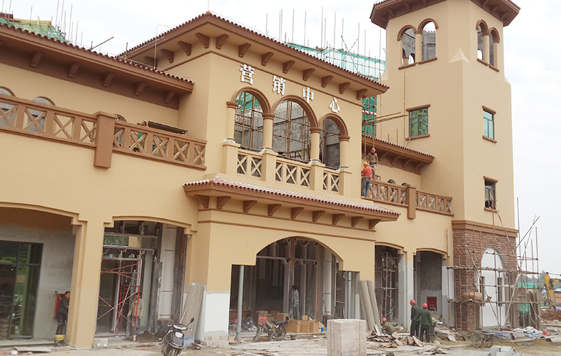 深圳御景水岸園林GRC構(gòu)件工程