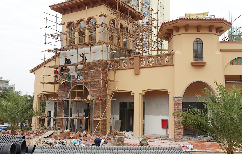 深圳御景水岸園林GRC構(gòu)件工程