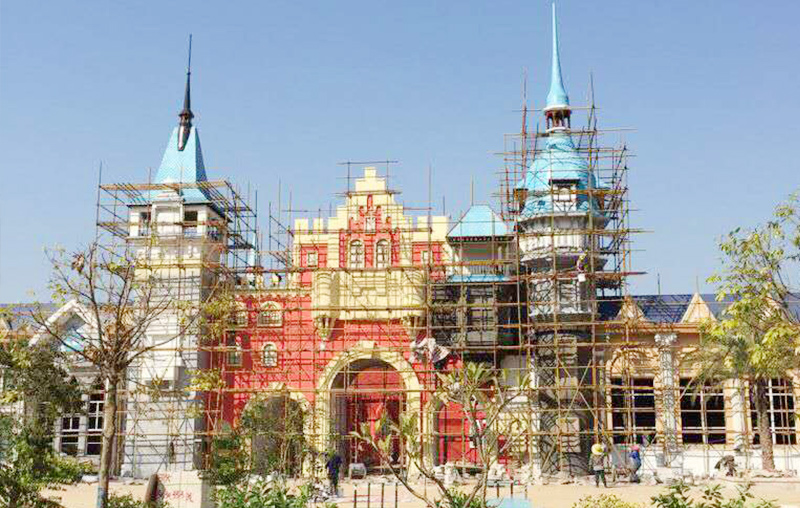 坪山大東城發(fā)泡陶瓷斗拱