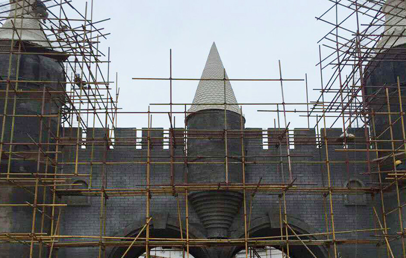 坪山大東城發(fā)泡陶瓷斗拱